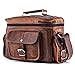 Produktbild A.P. Donovan - Handgearbeitete Leder Kameratasche aus Echtleder mit Riemen zum Umhängen