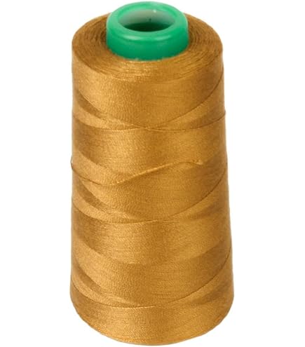 Moon Thread Fil à Coudre Polyester Moutarde – 1000 M, Robuste & Doux Pour Machine Et Couture Main