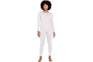 LAPASA Completo Termico Donna Fodera in Micropile Calore Base L17 Multi-Pacco/Pacco Singolo - Pigiama Abbigliamento Intimo Invernale Maglietta Pantaloni Calzamaglia Tuta Sci Trekking