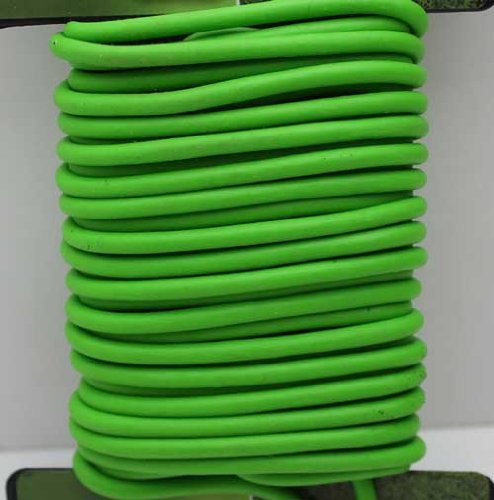 Gartenband gummiert 5 m, Garten Haushalt Pflanzen Gummi Draht Band Schnur, grün (LHS) - 2