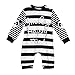 Produktbild Kids Baby Jungen Lange Ärmel Streifen Strampelanzug Body Jumpsuit Kleidung Outfit