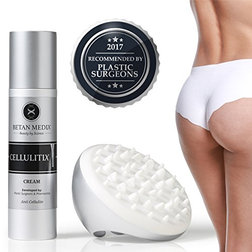 Anti Cellulite Treatment Cream & Massager: Cellulitix Cellulite Remover for Thighs & Buttocks with Adiposlim & Caffeine - Thigh & Buttock Skin Tightening, Firming Lotion for Cellulite Reduction: 100mL