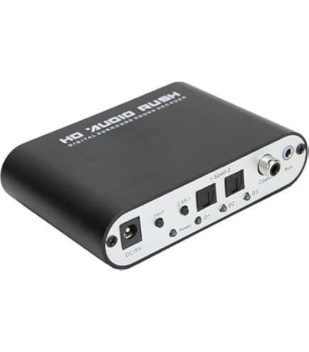 Denash DTS AC 3 Audiodecoder, Digitale Optische Coax Naar Analoge 5.1CH