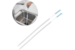 RITTE Cepillo de Limpieza de Drenaje Flexible, 71 cm de Largo Esatascador Stick Serpiente Limpiador Extractor de Pelo Cepillo para Fregadero de Cocina Gadget Herramienta