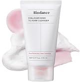 BIODANCE Collagen Mask To Foam, Korean 2-in-1 Facial Cleanser, Pore Mask &amp; Moisturizing Foaming Cleanser with Collagen, for W