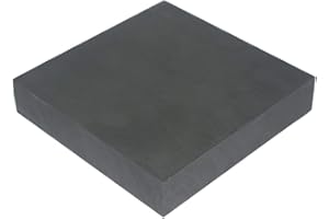 LLF 99,9% Reinheit Graphit Barren Block EDM Graphit Platte Fräsfläche (100 mm x 100 mm x 20 mm)