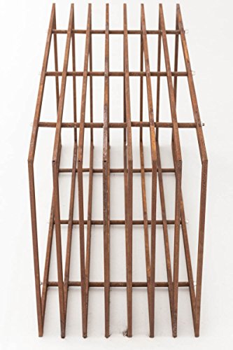 CLP Exklusiver Kaminholzständer IRVING V2 aus Metall, B-Ware, bis zu 2 Größen und 2 Farben wählbar rost, 40 x 50 x 150 cm - 3