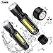 Price comparison product image [2 Pack] LED Torch Flashlight USB Rechargeable Tactical Torches Light Zoom Adjustable Focus Waterproof Pocket Handheld 1600 Lumens Cree T6 Tough Lamp with Magnetic Base for Camping, Fishing, Festivals