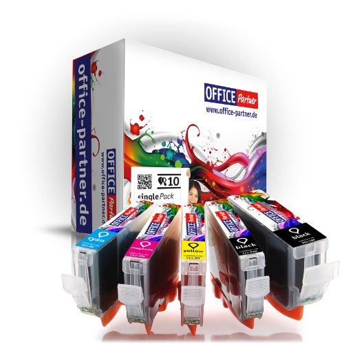 10er multiPack kompatible Druckerpatronen zu CANON PGI-5 / CLI-8 mit Chip für Canon PIXMA MP500 / MP510 / MP520 / MP530 / MP600 / MP600R / MP610 / MP800 / MP800R / MP810 / MP830 / MP960 / MP970 / MX700 / MX850 ; Ip3300 / Ip4200 / Ip4200x / Ip4300 / Ip4500 / Ip4500x / Ip5200 / Ip5200r / Ip5300 /Ip6600 / iP6600D