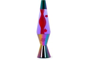 Legami - Lava Lamp Magmastic, Lampada Lava Effetto Rilassante, Liquido Viola Lava Rosso, Lampadine Incluse, Diametro 11 cm, Altezza 36,3 cm, Tema Holo Fairy