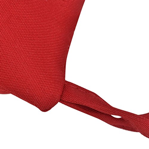 vidaXL 4er Sofakissen Dekokissen Stuhlkissen Sitzkissen Bodenkissen Polsterkissen Rot - 4