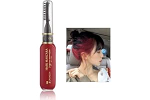 NACGUO Hair Chalk for Girls- New Hair Chalk Comb Mascara Temporary Washable Hair Color Dye for Girls Women-Non-toxic Instant Hair Dye Colors for Christmas, Halloween, Birthdays, Parties (09#)