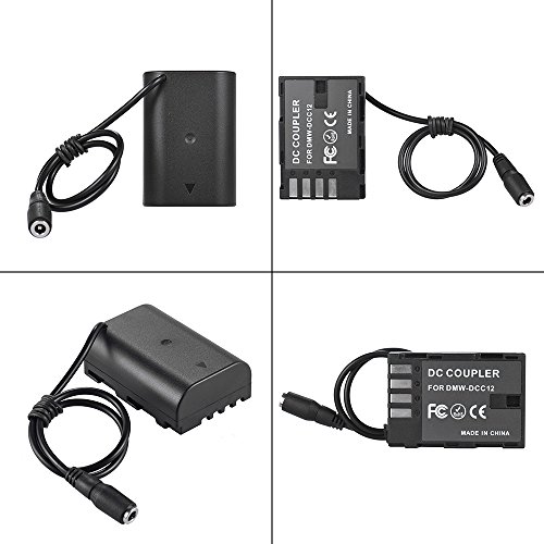 Andoer DMW-DCC12 Dummy Battery Pack DC-Koppler-Verbindungs ​​für Panasonic DMC-GH3 DMC-GH4 Kamera - 2