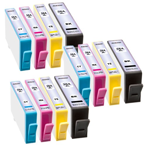 PlatinumSerie® 12x Patrone XXL kompatibel für HP 364 PhotoSmart Wireless e-All-in-One B110A B110 Series B110C B110D B110E B110F - 2