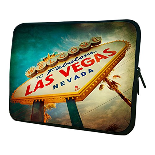 PEDEA Design Schutzhülle Notebook Tasche bis 13,3 Zoll (33,7cm), Las Vegas
