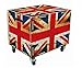 Produktbild Rollbox aus Holz - 40,5cmx45cmx33cm - British Style - Sitzgelegenheit