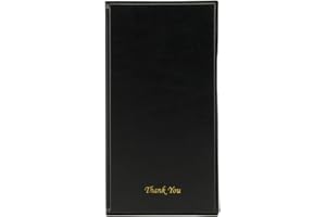 SECURIT - Porte-Addition Basic Line - 3 Emplacements - Pour Café, Bar, Restaurant - PVC - Coloris Noir