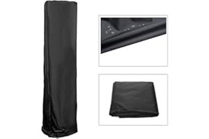 Molinter Wetterschutzhülle Heizstrahlerabdeckungen Terrassenheizer Abdeckung Runden Freistehenden Wasserdichtes Atmungsaktives Oxford Terrassenheizstrahler 221*53*61cm