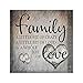 Produktbild TLfyajJ 30x30cm Family Love Letter Cross Stitch DIY Full Round Diamond Painting Decor