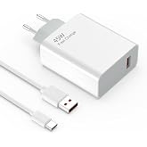 Jippofu 45W USB C Charger for Xiaomi Redmi Note Little Fast Charging | for Redmi Note 15 14 Pro 5G 13 12 12S 11 10 9 8 Xiaomi