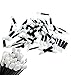 niceEshop(TM) 50Pcs Double Ended Sponge Brush EyeShadow Eyeliner Makeup Applicator Tools Black