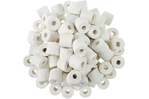 MUYYIKA Aquariumfiltermedien Zubehör für Aquariumfilter Keramikringe Biologische Filtermedium Keramikringe Biokugeln Poröser Filte Biochemischer Ball 800g