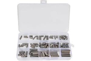 Joyzan Clé d'Arbre d'Entraînement Parallèle, Clés à Plumes Rondes Clés Parallèles Jeu de Clé d'arbre d'entraînement pour Fixer Équipements Démontées Fréquemment 3mm 4mm 5mm 6mm