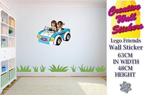 Lego Friends Wall Sticker Girls Bedroom Sticker Lego friends wall decal