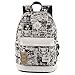 Produktbild Mocha weir JIAYBL Laptop Rucksack Eiffelturm -Rucksack beiläufige Art Bookbags Kind-Schule-Rucksack College-Reisen Rucksack USA- Flagge European Style (Graffiti-Kunst)
