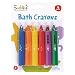 Bath Foam Alphabet Letters & Bath Crayons Set Includes 65 Lowercase Letters In Handy Net Storage Bag & 6 Colourful Skin Safe Bath Crayons Educational & Fun!