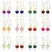 Kiwi Kreation Vibrant Colour Glass Beads Fancy Earrings for Girls and Women