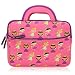 Produktbild Tablet Tasche | Evecase Neopren Zuckersüß Prinzessin Party Kinder Tablet Schutzhülle mit Handgriff für Tablets in 8.9-10.1 Zoll - Pink/Lila L