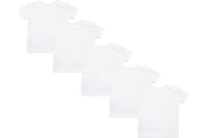 TupTam Camiseta Manga Corta para Bebé, Pack de 5