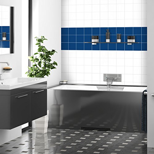Wandkings Fliesenaufkleber für Küche und Badezimmer, 9,5 x 9,5 cm, 50 Stück – Farbe wählbar - 3