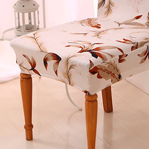 Stretch Stuhl Husse Esszimmerstuhl Abdeckung Haus Dekor Blumen Muster – 07 - 3