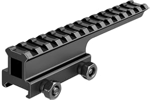 KEENZO 145mm Lungo Extended Flat Top Scope Mount Base Riser Weaver 20mm Picatinny Rail Mount Alto Profilo