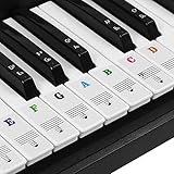organos yamaha hiraoka ♫ 【Fáciles de Instalar y de Quitar】-- Cuando ya no son necesarias las etiquetas, puede eliminarlos sin que alteren el tacto del teclado y no dejarán rastros