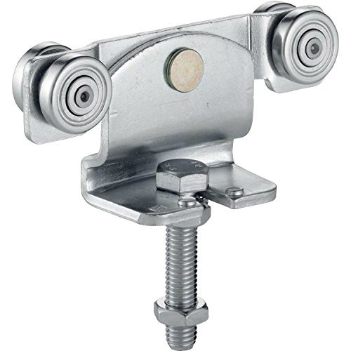 Preisvergleich Produktbild GedoTec® Helm Agrar Rollapparat 473 Laufwerk höhenverstellbar doppel-paarig für Laufschienen Schiebetor / Laufrollen Profil 400 / Stahl blau verzinkt / Markenqualität für Ihren Wohnbereich