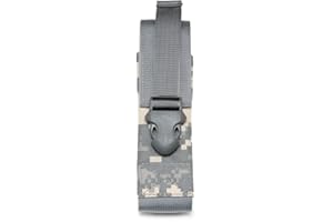 ACEXIER Flashlight Holder Case 1000D Nylon Molle Light Holster Army Tactical Flashlight Pouch For Camping Hiking Hunting