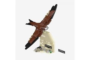 BlueBrixx Pro 108723 – Mauersegler aus Klemmbausteinen mit 398 Bauelementen