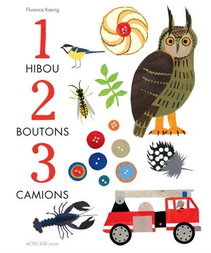 couverture de : 1 hibou, 2 boutons, 3 camions