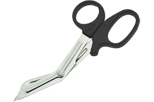 Ynr Paramédical Vet Emt Traumatisme de L'em S Cisailles Infirmières Utilitaire Bandage Fire Rescue Premiers Secours Médical Ciseaux Ce - noir, 14 cm