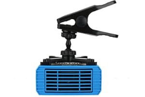‎TOTMOX Car Heater Defroster TOTMOX 12V 150W 2-in-1 Portable Electric Cooling Fan Heater 360° Rotating Window Demister Windscreen Defroster Two Installation Types with Clip and Suction
