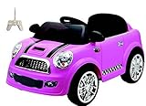 Coche Mini Cooper Rosa con radiocontrol. 00937.