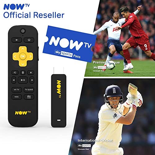 NOW TV Smart Stick with HD & Voice Search with 1 Month Sky Sports Pass