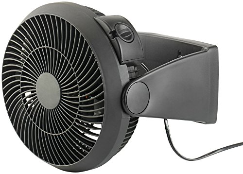 Sichler Haushaltsgeräte Neigbarer Wand- & Tisch-Raum-Ventilator VT-123.WT, 29 Watt, Ø 18 cm - 2