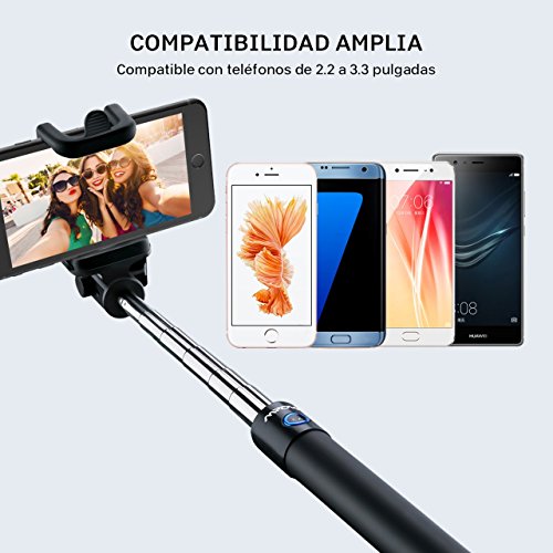Mpow iSnap Pro X - Palo Selfie Bluetooth Monopod Extensible Remoto Port til Antideslizante Universal para Selfie con Obturador Integrado y Correa Color Azul Para IPhone7 IPhone7 Plus reviews Mpow iSnap Pro X - Palo Selfie Bluetooth Monopod Extensible Remoto Port til Antideslizante Universal para Selfie con Obturador Integrado y Correa Color Azul Para IPhone7 IPhone7 Plus