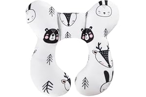 KAKIBLIN - Cuscino per il collo del bambino, per passeggino, seggiolino auto