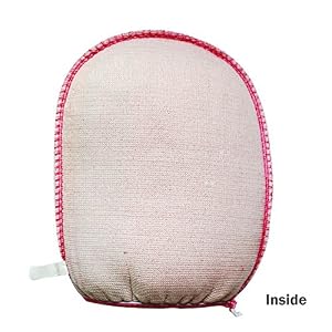 Best Body Wash Glove 2pack x 2 (4P) - Woman Exfoliating Shower Towel (Cherry Pink) Cleansing Beauty Skin Washcloths of… - Image 5