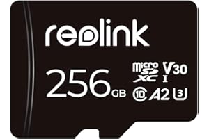Reolink 256GB Micro SD Card, Class 10 A2 U3 High Speed Memory MicroSDXC Card, Compatible Security Camera